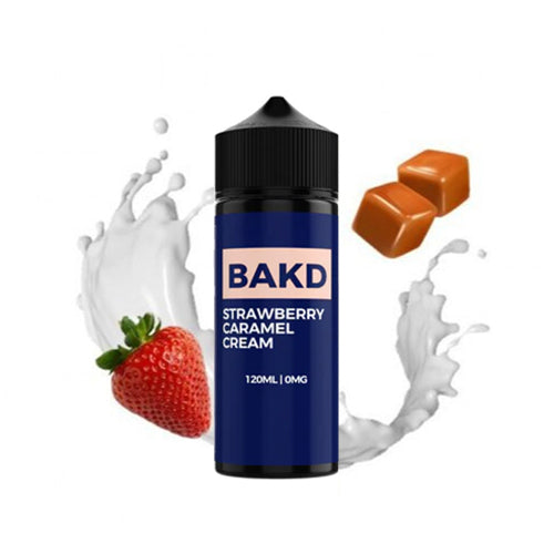  - BAKD E-Liquid Strawberry Caramel Cream Flavor