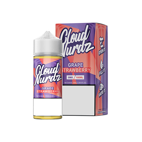 - Cloud Nurdz Grape Strawberry E-Liquid Flavor