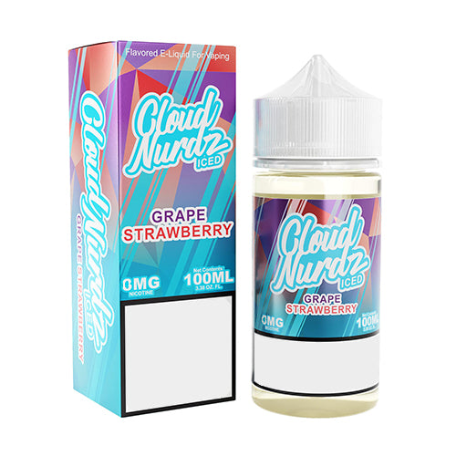  - Cloud Nurdz Grape Strawberry Ice E-Liquid Flavor