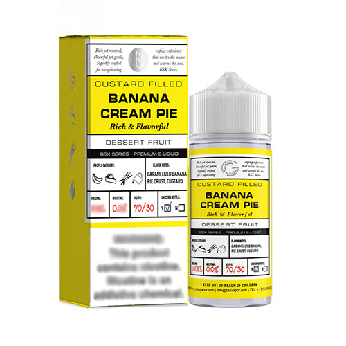  - Glas Vapor Basix Banana Cream Pie 100ml E-Liquid Flavor