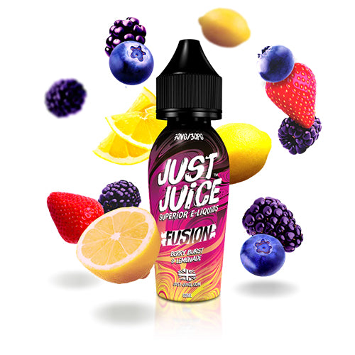  - Just Juice berry burst lemonade e-liquid flavor