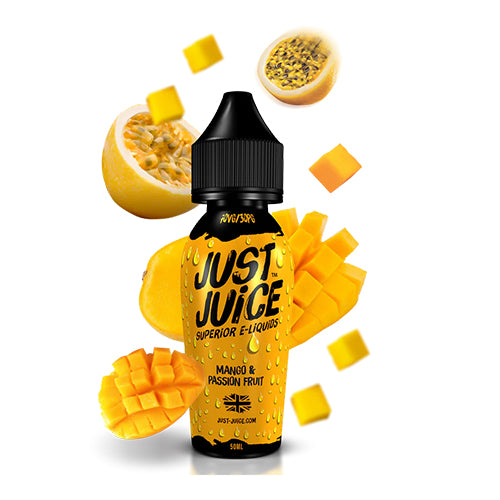  - Just Juice mango passionfruit e-liquid flavor