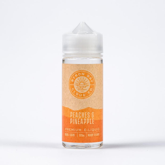 Byron Bay Cloud Co Peaches & Pineapple E-Liquid Flavor 120ml